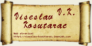 Višeslav Košutarac vizit kartica
